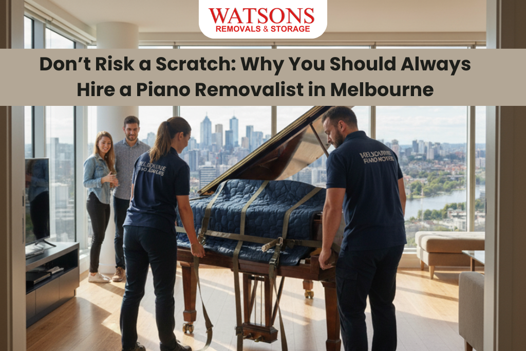 Hire Expert Piano Removalists in Melbourne | Watsons Removals